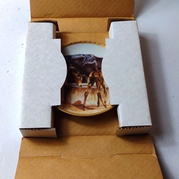 American Artists Collector's Plate "The Water Trough" by Fred Stone Issued 1992 - Picture 6 of 7